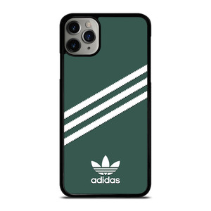 ADIDAS ORIGINALS STRIPES GREEN iPhone 11 Pro Max Case Cover