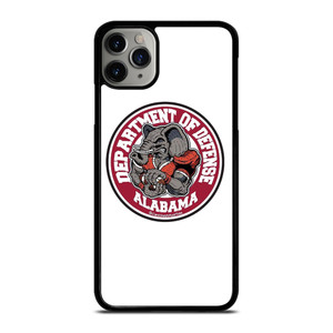 ALABAMA CRIMSON TIDE BAMA LOGO DEFENCE DEPARTMENT iPhone 11 Pro Max Case Cover