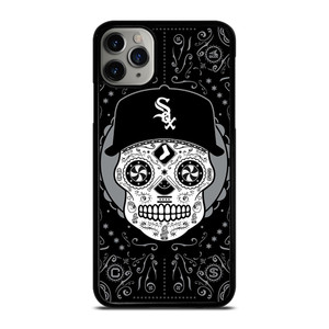 CHICAGO WHITE SOX LOGO SKULL ART iPhone 11 Pro Max Case Cover