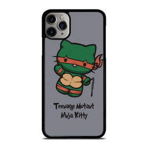 HELLO KITTY TMNT TEENAGE MUTANT NINJA KITTY iPhone 11 Pro Max Case Cover