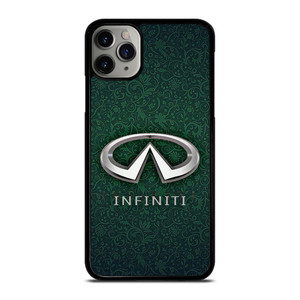 INFINITI CAR LOGO GREEN PATTERN iPhone 11 Pro Max Case Cover