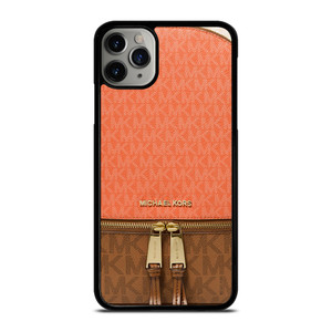 MICHAEL KORS MK LOGO BACKPACK ORANGE BAG iPhone 11 Pro Max Case Cover
