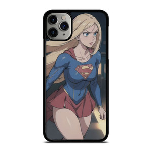 SUPER GIRL CARTOON MANGA ANIME iPhone 11 Pro Max Case Cover