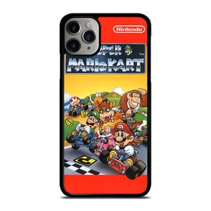 SUPER MARIO KART BROSS GAMES NINTENDO POSTER iPhone 11 Pro Max Case Cover