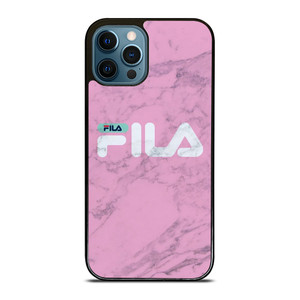 FILA SPORT PINK MARBLE LOGO iPhone 12 Pro Max Case Cover