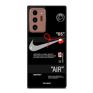 NIKE SHOES X OFF WHITE BLACK 85 Samsung Galaxy Note 20 Ultra Case Cover