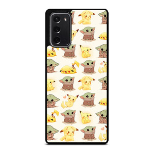 BABY YODA STAR WARS PIKACHU POKEMON Samsung Galaxy Note 20 Case Cover