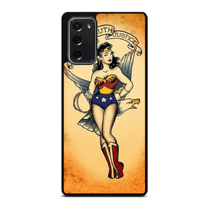 SAILOR JERRY TATTOO WONDER WOMAN Samsung Galaxy Note 20 Case Cover SAILOR JERRY TATTOO WONDER WOMAN Samsung Galaxy Note 20 Case Cover