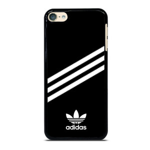 ADIDAS ORIGINALS STRIPES BLACK WHITE iPod Touch 6 Case