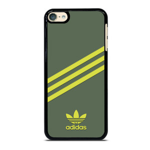 ADIDAS ORIGINALS STRIPES GREEN YELLOW iPod Touch 6 Case