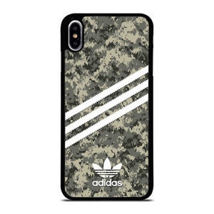 ADIDAS ORIGINALS STRIPES GREY CAMO iPhone XS Max Case Cover