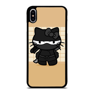 BLACK NINJA HELLO KITTY NINJA iPhone XS Max Case Cover