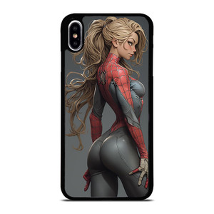 CARTOON SPIDER GIRL SEXY MARVEL COMICS iPhone XS Max Case Cover CARTOON SPIDER GIRL SEXY MARVEL COMICS iPhone XS Max Case Cover