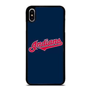 CLEVELAND INDIANS BASEBALL TEAM LOGO ICON iPhone XS Max Case Cover CLEVELAND INDIANS BASEBALL TEAM LOGO ICON iPhone XS Max Case Cover