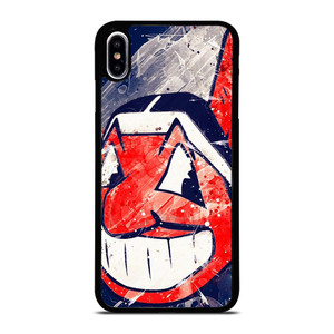 CLEVELAND INDIANS LOGO BASEBALL TEAM MLB ICON iPhone XS Max Case Cover