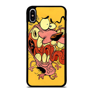 COURAGE THE COWARDY DOG CARTOON iPhone XS Max Case Cover COURAGE THE COWARDY DOG CARTOON iPhone XS Max Case Cover