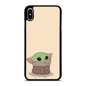 CUTE BABY YODA STAR WARS CARTOON iPhone XS Max Case Cover