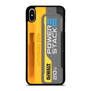 DEWALT LOGO LITHIUM ION BATTERY 20 V ICON iPhone XS Max Case Cover DEWALT LOGO LITHIUM ION BATTERY 20 V ICON iPhone XS Max Case Cover