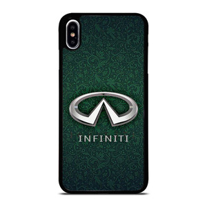 INFINITI CAR LOGO GREEN PATTERN iPhone XS Max Case Cover