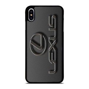 LEXUS CAR LOGO CARBON iPhone XS Max Case Cover
