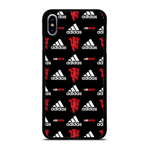 MANCHESTER UNITED ADIDAS PATTERN iPhone XS Max Case Cover