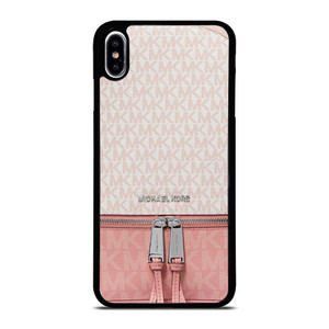 MICHAEL KORS MK LOGO BACKPACK PINK BAG iPhone XS Max Case Cover