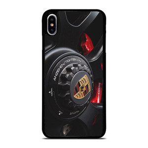 PORSCHE CAR LOGO WHEEL ICON iPhone XS Max Case Cover PORSCHE CAR LOGO WHEEL ICON iPhone XS Max Case Cover
