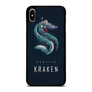 SEATTLE KRAKEN HOCKEY TEAM LOGO iPhone XS Max Case Cover SEATTLE KRAKEN HOCKEY TEAM LOGO iPhone XS Max Case Cover