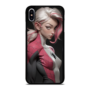 SEXY SPIDER GIRL MARVEL COMICS CARTOON iPhone XS Max Case Cover