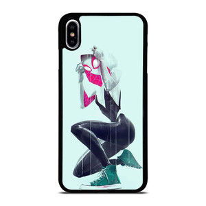 SPIDER VERSE SPIDER GWEN SPIDER WOMAN iPhone XS Max Case Cover SPIDER VERSE SPIDER GWEN SPIDER WOMAN iPhone XS Max Case Cover