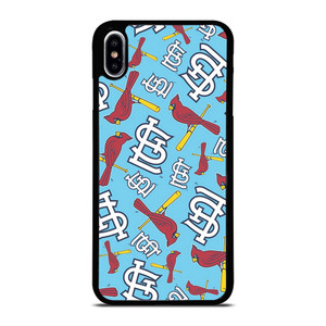 ST LOUIS CARDINALS LOGOS BASEBALL TEAM iPhone XS Max Case Cover