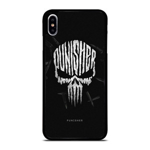 THE PUNISHER SKULL LOGO FRANK CASTLE MARVEL iPhone XS Max Case Cover