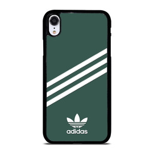 ADIDAS ORIGINALS STRIPES GREEN iPhone XR Case Cover ADIDAS ORIGINALS STRIPES GREEN iPhone XR Case Cover