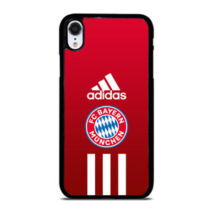 BAYERN MUNCHEN FC ADIDAS STRIPES iPhone XR Case Cover BAYERN MUNCHEN FC ADIDAS STRIPES iPhone XR Case Cover