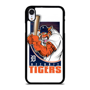 DETORIT TIGERS CLUB LOGO BASEBALL TEAM MLB ICON iPhone XR Case Cover