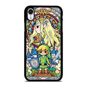 GAMES LEGEND OF ZELDA GLASS ART iPhone XR Case Cover