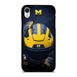 MICHIGAN WOLVERINES HELMET COLLEGE FOOTBALL TEAM iPhone XR Case Cover MICHIGAN WOLVERINES HELMET COLLEGE FOOTBALL TEAM iPhone XR Case Cover