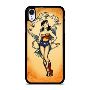 SAILOR JERRY TATTOO WONDER WOMAN iPhone XR Case Cover SAILOR JERRY TATTOO WONDER WOMAN iPhone XR Case Cover