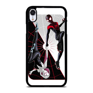 SPIDERMAN MILES MORALES SPIDER GWEN VERSE iPhone XR Case Cover SPIDERMAN MILES MORALES SPIDER GWEN VERSE iPhone XR Case Cover