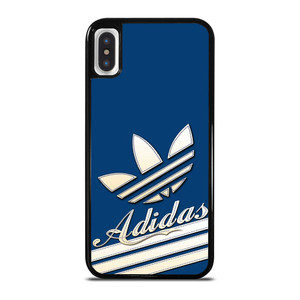 ADIDAS LOGO BLUE RETRO iPhone X / XS Case Cover ADIDAS LOGO BLUE RETRO iPhone X / XS Case Cover