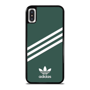 ADIDAS ORIGINALS STRIPES GREEN iPhone X / XS Case Cover