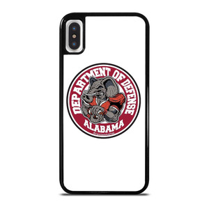 ALABAMA CRIMSON TIDE BAMA LOGO DEFENCE DEPARTMENT iPhone X / XS Case Cover