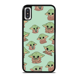BABY YODA STAR WARS CARTOON iPhone X / XS Case Cover