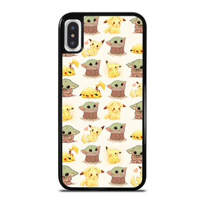 BABY YODA STAR WARS PIKACHU POKEMON iPhone X / XS Case Cover BABY YODA STAR WARS PIKACHU POKEMON iPhone X / XS Case Cover