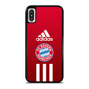 BAYERN MUNCHEN FC ADIDAS STRIPES iPhone X / XS Case Cover