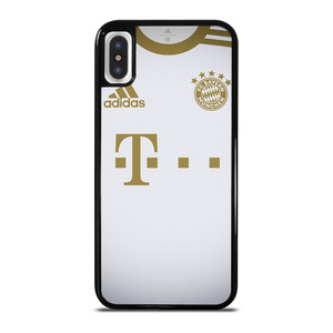 BAYERN MUNCHEN LOGO AWAY JERSEY FOOTBALL iPhone X / XS Case Cover BAYERN MUNCHEN LOGO AWAY JERSEY FOOTBALL iPhone X / XS Case Cover