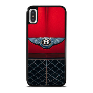 BENTLEY LOGO CAR ICON RED iPhone X / XS Case Cover BENTLEY LOGO CAR ICON RED iPhone X / XS Case Cover