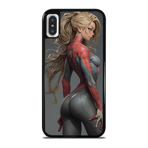 CARTOON SPIDER GIRL SEXY MARVEL COMICS iPhone X / XS Case Cover