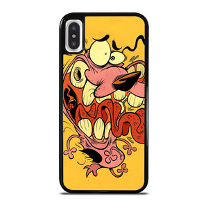 COURAGE THE COWARDY DOG CARTOON iPhone X / XS Case Cover COURAGE THE COWARDY DOG CARTOON iPhone X / XS Case Cover