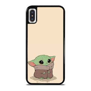 CUTE BABY YODA STAR WARS CARTOON iPhone X / XS Case Cover